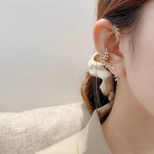 Gold Ear clip earring